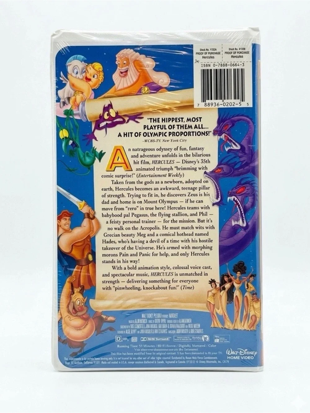 Disney Hercules VHS 1997 Masterpiece Collection BrandNew Factory Sealed Unopened